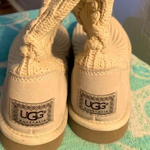 UGG knit sweater boots